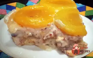 Персиковий Торт З Мигдалем