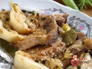 Смажена свиняча вирізка з фенхелем та часником