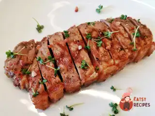 Стейк стриплойн по-карибськи