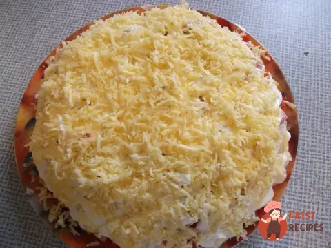 Салат з копченими стегенцями