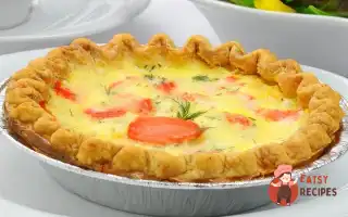 Кіш Зі Свіжим Лососем Та Кропом