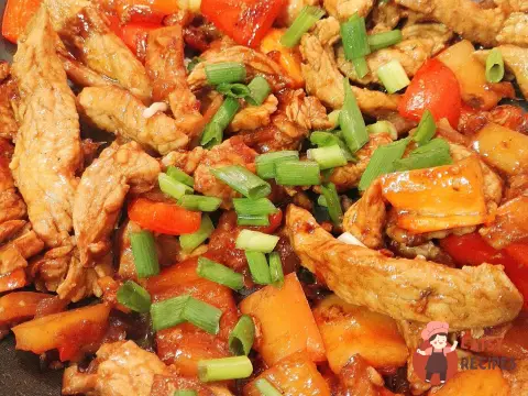Курка теріяки з кускусом