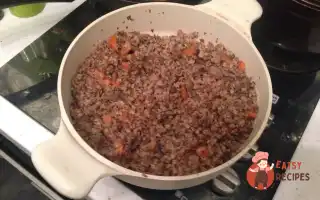 Гречка З Гливи, Цибуля І Морква