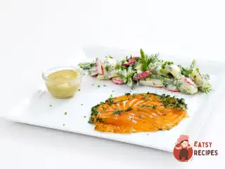 Гравлакс із картопляним салатом