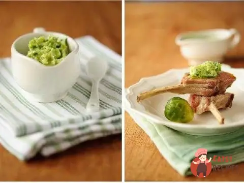 Каре ягняти з зеленим маслом