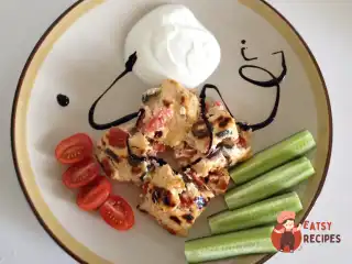 Запіканка сирна з овочами