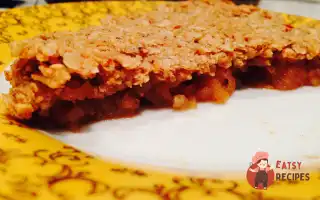 Пісний Яблучний Крамбл Із Геркулесом