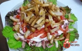 Салат З Курячою Грудкою, Шинкою Та Помідорами «Кармен»