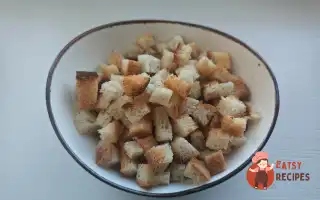 Домашні Сухарики Із Часником