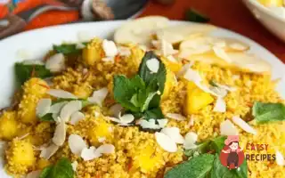 Кускус З Манго, М'яТою Та Куркумою
