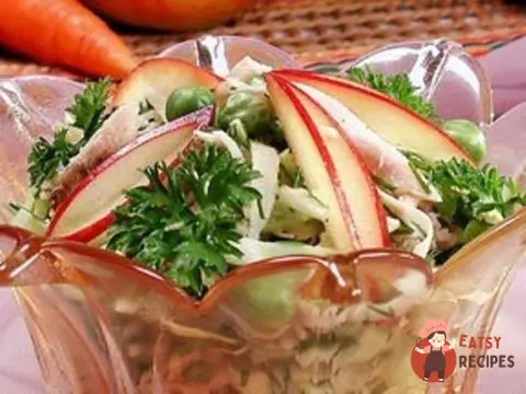 Овочевий салат із апельсиновим соусом