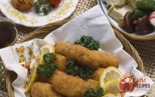 Шашлики З Кальмарів У Скоринці З Пармезану
