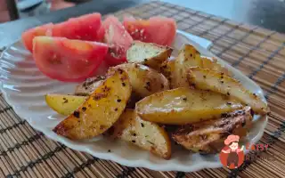 Картопля По-Сільському З Кунжутом
