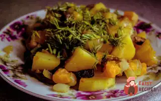 Картопля З Гарбузом Та Грибами, Запечені В Рукаві (Суходіння)