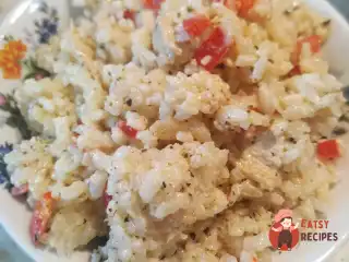 Різотто з куркою у вершковому соусі