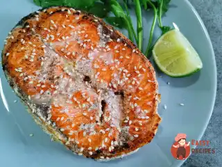 Вершковий стейк із сьомги