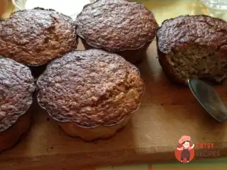 Вівсяні бананові кекси з насінням