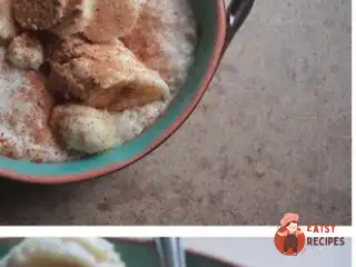 Вівсянка на банановому молоці з корицею