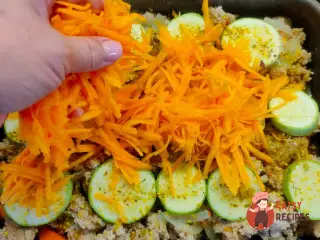 Крок 12: Запіканка з гарбуза та кабачка з курячим фаршем
