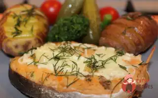 Сьомга На Пару, Фарширована Печінкою Та Морквою