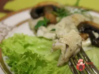 Тріска під соусом бешамель