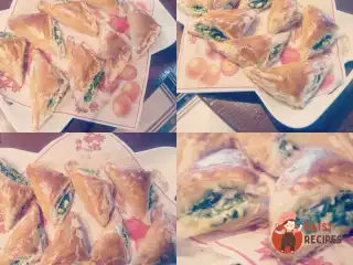 Пиріжки з фетою та шпинатом (Spanakotiropita)