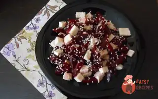 Салат Із Запечених Буряків З Адигейським Сиром