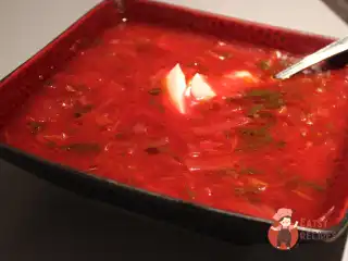 Борщ класичний із кропом