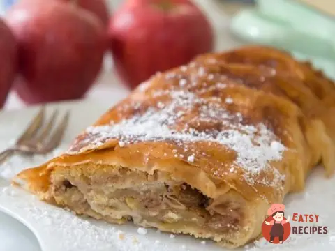 Яблучно-пивний штрудель