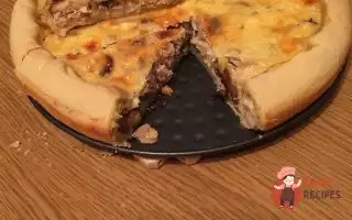 Лоранський Пиріг З Куркою Та Грибами
