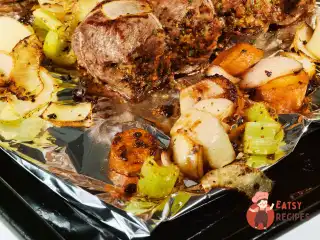 Баранина з гірчицею та анчоусами