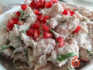 Квасоля в горіховому соусі бажа