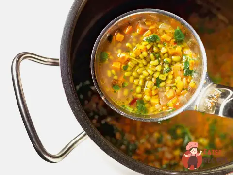 Хліб з гороху маш з м'ятою