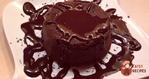 Шоколадний фондан із гірким шоколадом