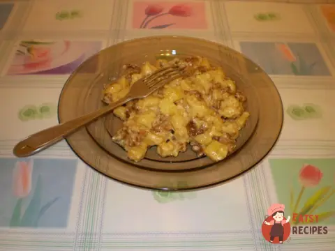 Смажена картопля з грибами