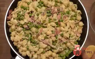 Макарони З Горошком Та Беконом