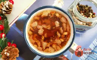 Консоме З Беконом Та Грибами