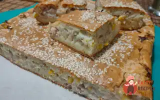 Заливний рибний пиріг