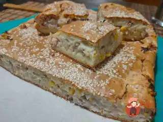 Заливний рибний пиріг