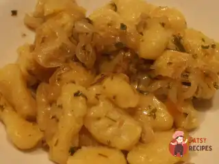 Картопляні ньокки в соусі саор