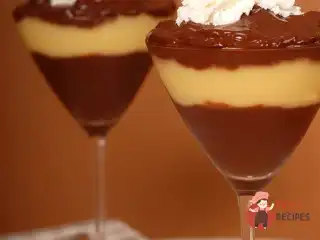 Карамельно-шоколадний листковий пудинг