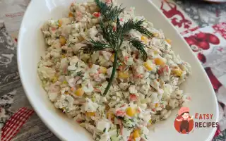 Крабовий Салат З Пекінською Капустою