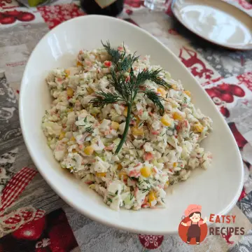 Крабовий салат з пекінською капустою