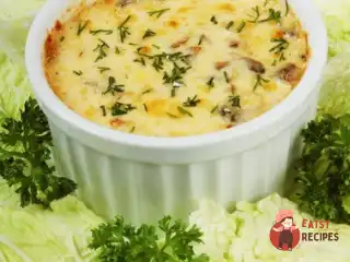 Жюльєн з шинкою та грибами