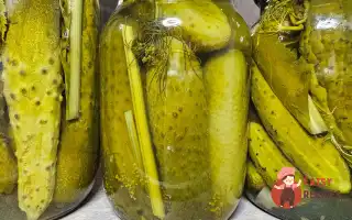 Огірки, Мариновані З Листям Дуба Та Смородини