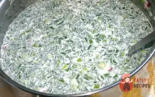 Окрошка На Курячому Бульйоні З Редькою