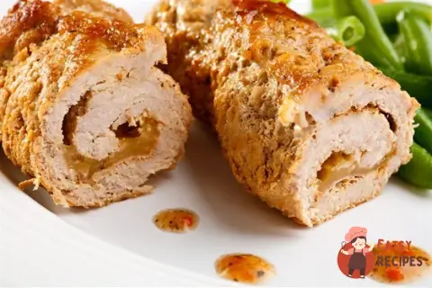Свинина, фарширована грушами