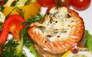 Запечені Рулети З Лосося З Овочами