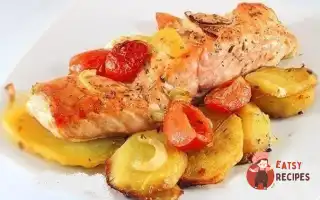 Лосось З Картоплею, Запечений У Духовці