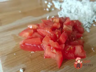 Крок 3: Шакшука з шинкою